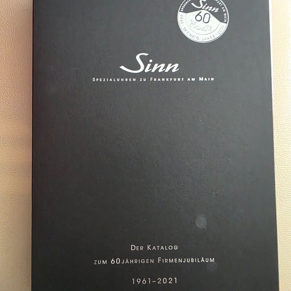 Brand new catalogue celebrating the 60th anniversary of German Sinn watch maker